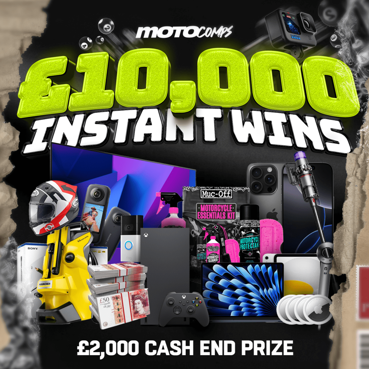 £10,000+ INSTANT WINS - £2,000 END PRIZE 🤯