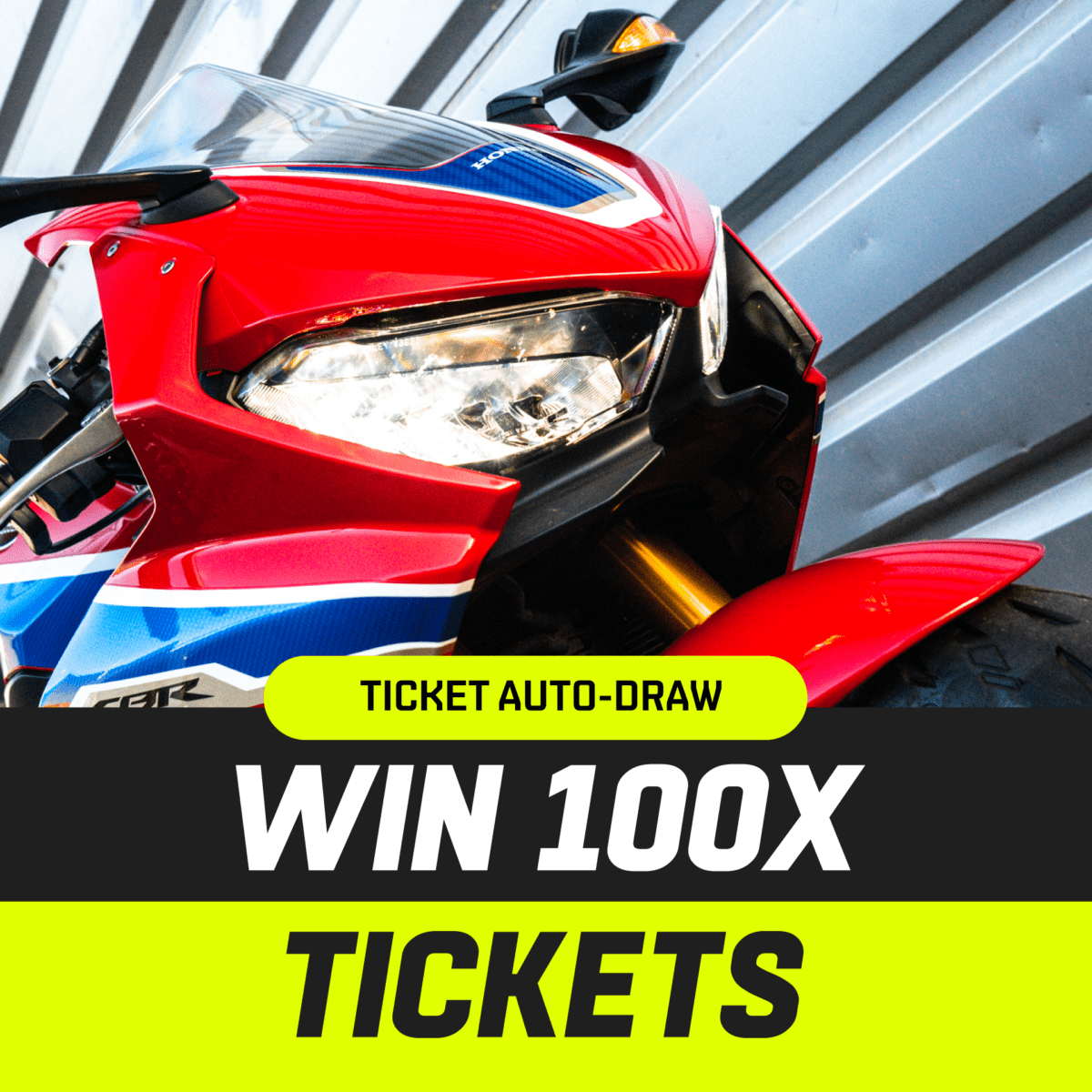 WIN 100X TICKETS CBR OR £10,000 – AUTO DRAW! 🎟️